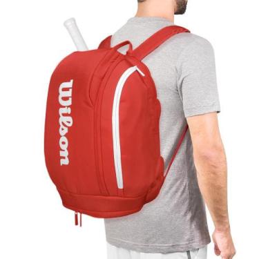 Imagem de Mochila Wilson Super Tour Wilson Vermelha e Branca