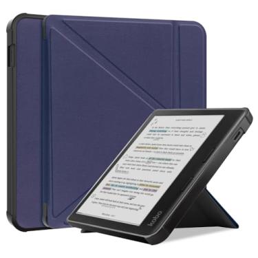 Imagem de Kepuch Custer Capas para Kobo Libra Colour 2024 / Libra 2 2021,Couro-PU Bolsas Estojos - Azul