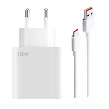 Imagem de Fonte Carregador Type-C 120W Turbo + Cabo De Dados 6A - Quick Charge