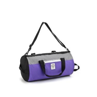 Imagem de Bolsa de Viagem Love Roxa e Cinza - Seanite 20"