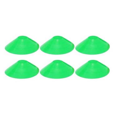 Imagem de 6x Chapéu Chines Cone 19cm Mini Treino Esporte Funcional VERDE - 365 S