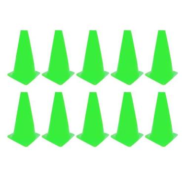 Imagem de Z10x Mini Cone Sinalização Esportivo 23cm Agilidade Treino VERDE - 365