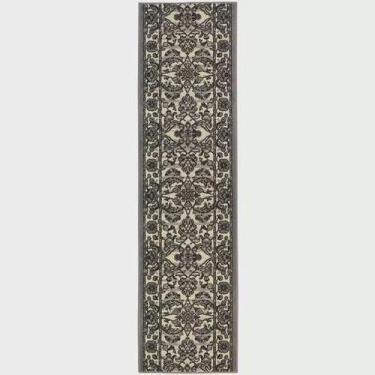 Imagem de Passadeira Trilho 2,4M Zigler Cinza 66X240Cm Tpo Persa Belga - Tapete 