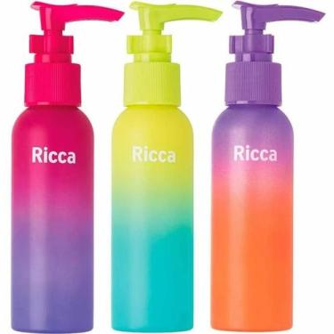 Imagem de Kit de Viagem Ricca com 3 Frascos Degradê - Ricca 