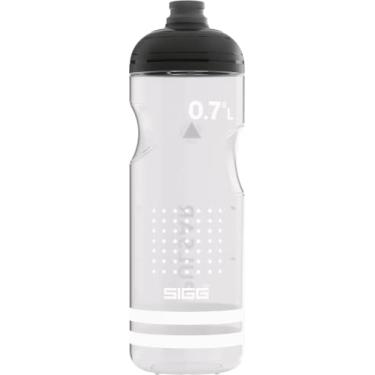 Imagem de Sigg - Garrafa de água macia para bicicleta - Pulsar branco transparente - espremível - pode ser lavada na lava-louças - leve - à prova de vazamento - livre de BPA - branca 0,75 L