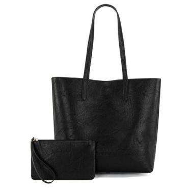 Imagem de Sacola Montana West Soft Hobo Purse Vegan Leather MWC-376BK