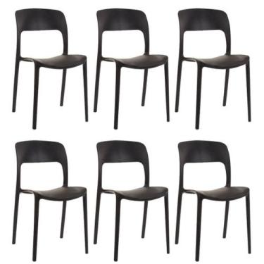 Imagem de Kit 6 Cadeiras Nina Design Interior Exterior - Garden Life