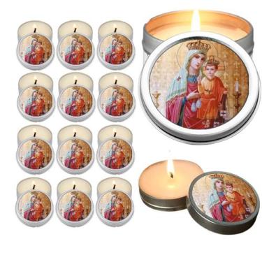 Imagem de 10 Velas Aromaticas Lembrancinhas Nossa senhora dos Remedios na Latinh