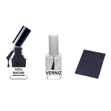 Imagem de Tinta Retoque Tira Risco Carro Chevrolet - Azul Macaw - Jhow Adesivos