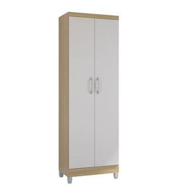 Imagem de Armário Multiuso 2 Portas Poquema Damasco/off White