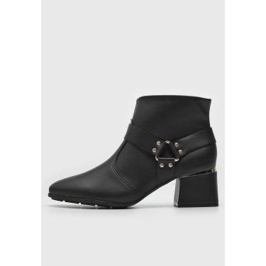 Imagem de Bota Modare Cano Curto Preta Modare 7082 104 29292 feminino