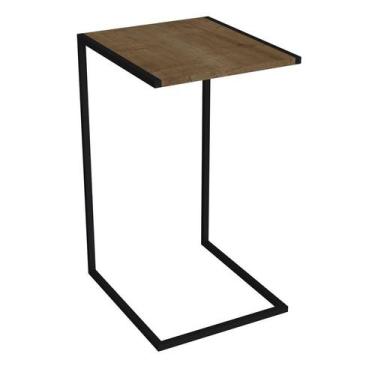 Imagem de Mesa Lateral Steel Quadrada Vermont - Artesano