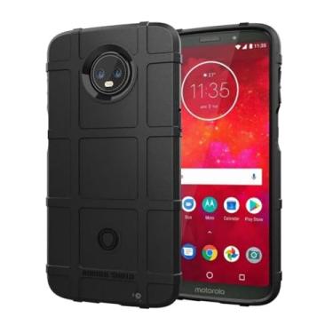 Imagem de Capa Case Moto Z3 Play (Tela 6) Rugged Shield Anti Impacto (Preto)