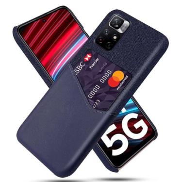 Imagem de Capa para Xiaomi Redmi Note 11T 5G,Tela e tampa de couro PU,Antideslizante,360°cobertura completa à prova de choque com 1 slot de cartão atrás,Prevenção de queda-Blue