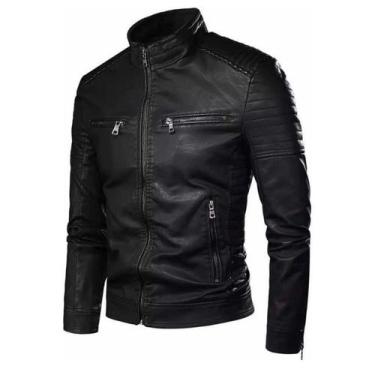 Imagem de Jaqueta masculina aveludada capuz removível G - Vmong