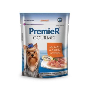 Imagem de Sachê Premier Gourmet Cães Adultos Pequeno sabor Salmão 85 g - PREMIER