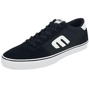 Imagem de Etnies Calli Vulc Tênis de skate masculino de cano baixo, Preto/branco, 9.5
