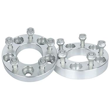 Imagem de IRONTEK Espaçadores de roda de 5 x 114,3 mm (furo do cubo de 73 mm, pinos de 12 x 1,5) 5 x 4,5 a 5 x 4,5 adaptador de espaçadores de roda 25 mm serve para Acura RSX NSX CL TSX TL RL para Toyota Rav4