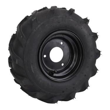Imagem de Asixxsix 13x5.00-6 Conjunto Borda do Pneu e das Rodas, à Prova de Punção Reforçada Go Wheels Wheels Road Pneus Sem Câmara de Câmara para Atv Quad Buggy Mini Bike Garden