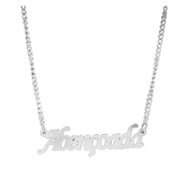 Imagem de Colares Colar Gargantilha Feminino/ Masculino Pingente Cruz Fé Vida Pé