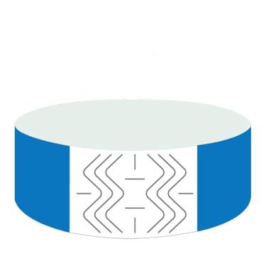 Imagem de Pulseiras de papel descartáveis, 800 unidades, 16 cores, impermeável, para eventos, identificação hospitalar, festa (azul)