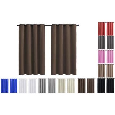 Imagem de Cortina Janela Tecido Alice Com Ótimo Caimento 2,60 X 1,40m Altura - C