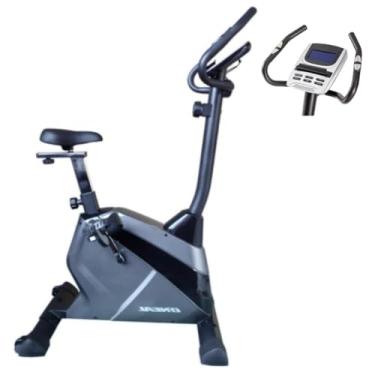 Imagem de Bicicleta Ergométrica Vertical Magnética, Roda de Inércia 6kg Ajustável em 8 Níveis, Monitor LCD e Banco Ajustável – Uso Residencial e Condomínios