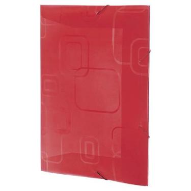 Imagem de Pasta com elástico A4 fina vermelho Top Line Dello