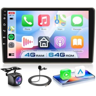 Imagem de 4G + 64G Android 15 estéreo automotivo para Toyota Camry 1997-2003 com Carplay sem fio Android Auto, tela sensível ao toque de 22 polegadas 1280 x 720 GPS/WiFi/Bluetooth 5.0/FM/32EQ/SWC/câmera de