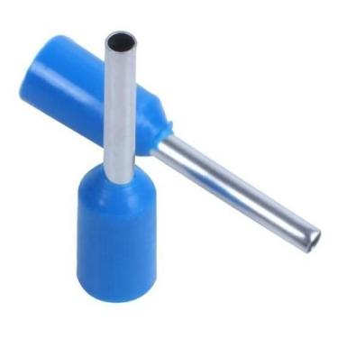 Imagem de Terminal Tubular Ilhós Conector 2,5Mm Pré Isolado - 500 Pçs - Decorarm