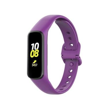 Imagem de Pulseira de Silicone marca 123smart compativel com Galaxy Fit2 SM-R220 Fit 2 R220