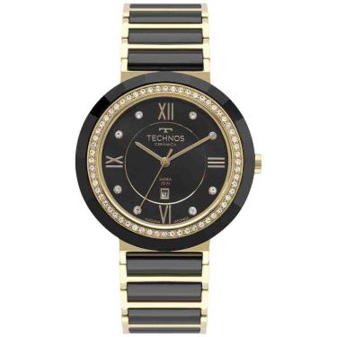 Imagem de Relógio Technos Elegance Ceramic/Saphire Feminino Preto