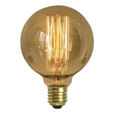 Imagem de 2X Lâmpada Filamento De Carbono 40W E27 Retrô G80