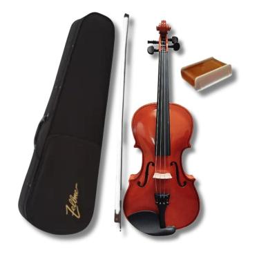 Imagem de Violino 3/4 Madeira Natural Completo Zlm34Nv Zelmer