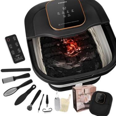 Imagem de Banheira de hidromassagem dobrável para pés FOFOJÔY com calor e massag