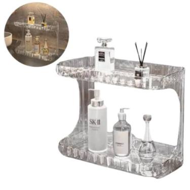 Imagem de Prateleira Organizador De Banheiro Porta Maquiagem Multiuso - LOJA 1