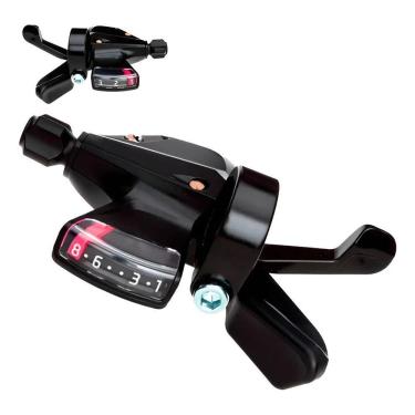 Imagem de Passador Trocador Bike Marcha Preto S/ Manete 3V 7 8V 3V