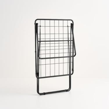 Imagem de Varal de Chão Grande de Roupas Maxi 174cm Resistente e Reforçado em Aço Preto