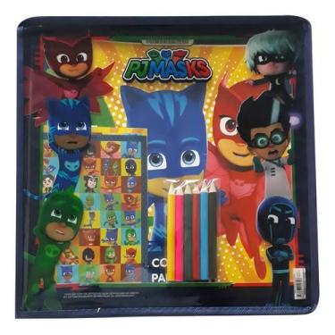 Imagem de PJ MASKS PINTE E BRINQUE - Vol. 01 - EDITORA ON-LINE, Sortido