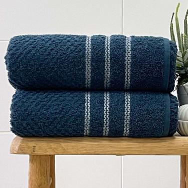 Imagem de Toalha Banhão Fio Penteado Ferrara 75x150 Marinho