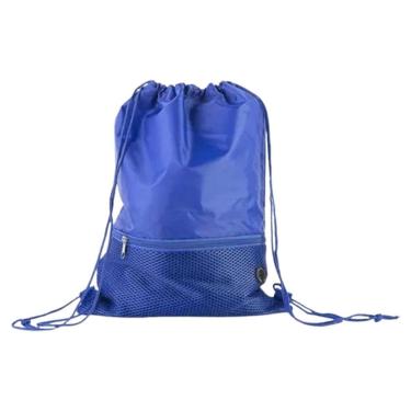 Imagem de Mochila Sacola Vistho Sports com Rendinha Unissex - Azul Azul ÚNICO-Unissex
