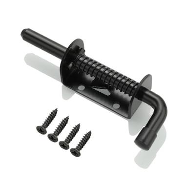 Imagem de Travas de portão mola parafuso de barril trava de porta para porta interior porta frontal porta banheiro porta celeiro porta porta garagem quarto animal de estimação (grande)