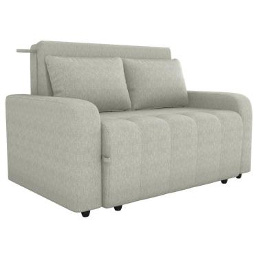 Imagem de Sofa Cama 2 Lugares 138 Cm Amora Tecido Pompeia G504 Milani Store Bege