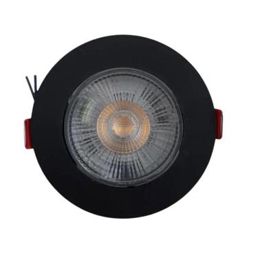 Imagem de Spot Led Supimpa Avant Quadrado Preto - 5w - 3000k Luz Amarela