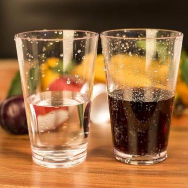 Imagem de Conjunto de 6 Copos de Vidro Lake, 300ml, Transparente, 11cm x 7,8cm, Design Clássico para Água, Sucos e Bebidas