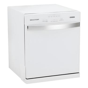 Imagem de Lava Loucas 8 Servicos 220v Branca Compacta  Brastemp