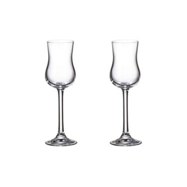 Imagem de Taça de Cristal Bohemia Para Grappa 85 ml Colibri 2 Peças - Bohemia Cr