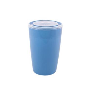 Imagem de Copo Com Tampa De Plástico Vedação Total Para Crianças 250ml BPA Free 