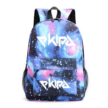 Imagem de Mochila escolar infantil Ekipas Impressa em 3D Oxford 29x14x40cm