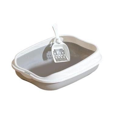 Imagem de Caixa De Areia Para Gatos Portátil Removível Semi Fechada Para Gatos M